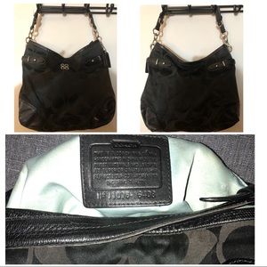 Black coach purse